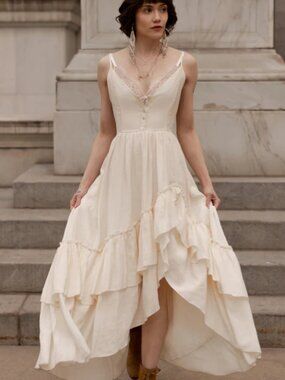 BNWT Joyfolie Everlie Dress in Cream - Size Large